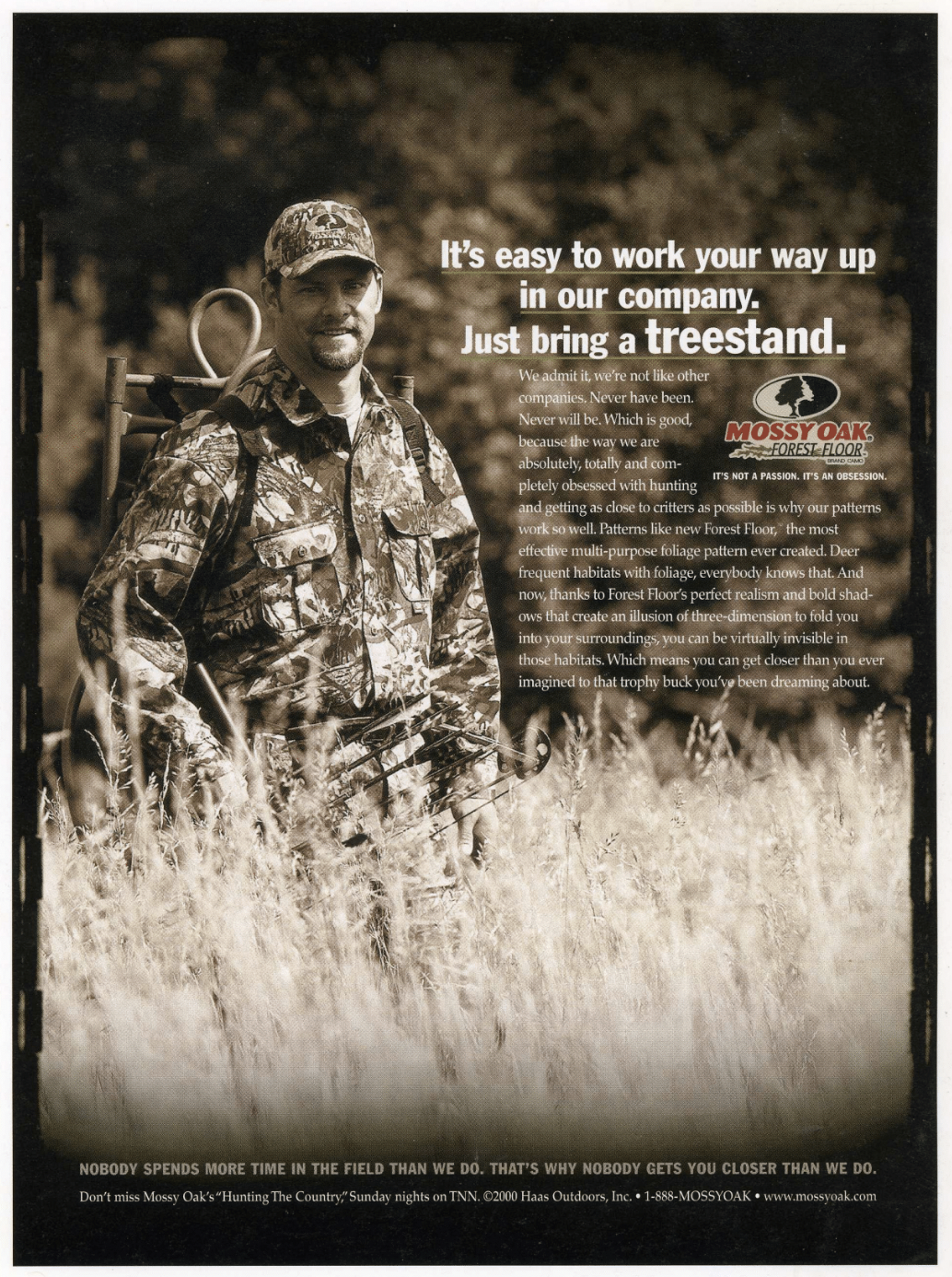 tree stand advertisement