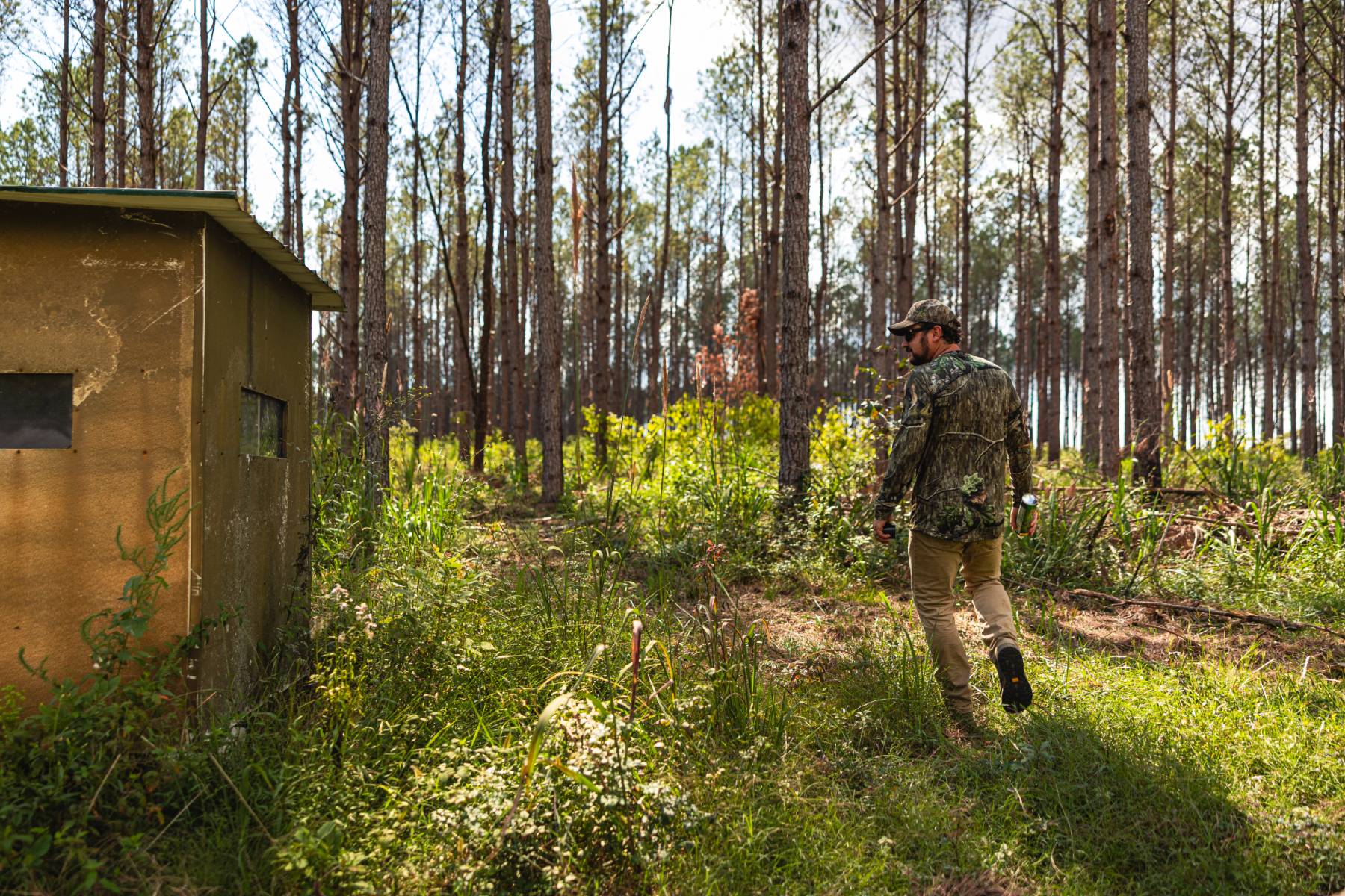 checking deer stands