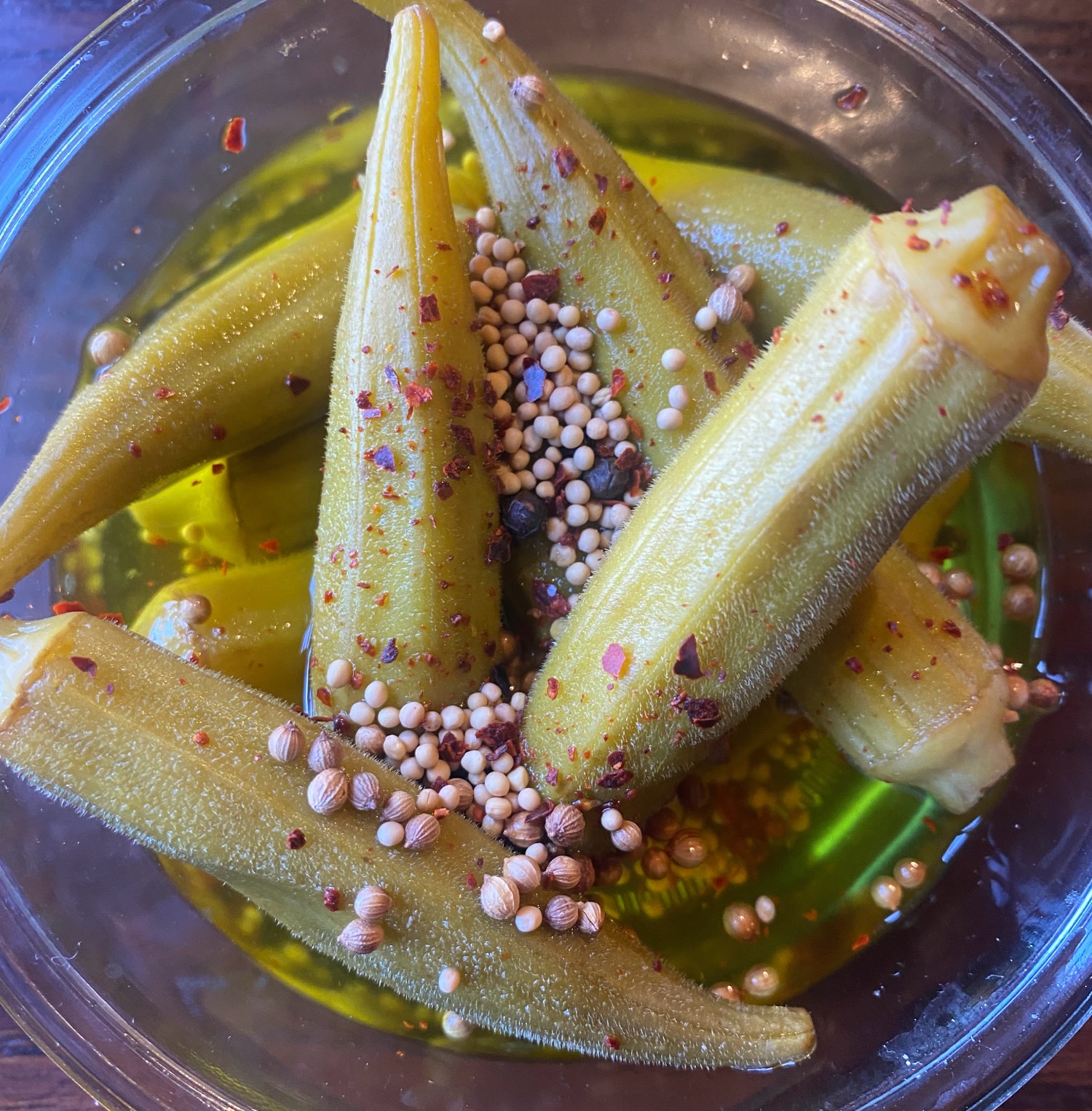 pickled okra