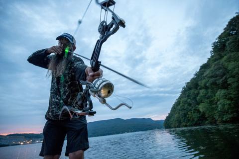 How to make a DIY bow fishing reel 